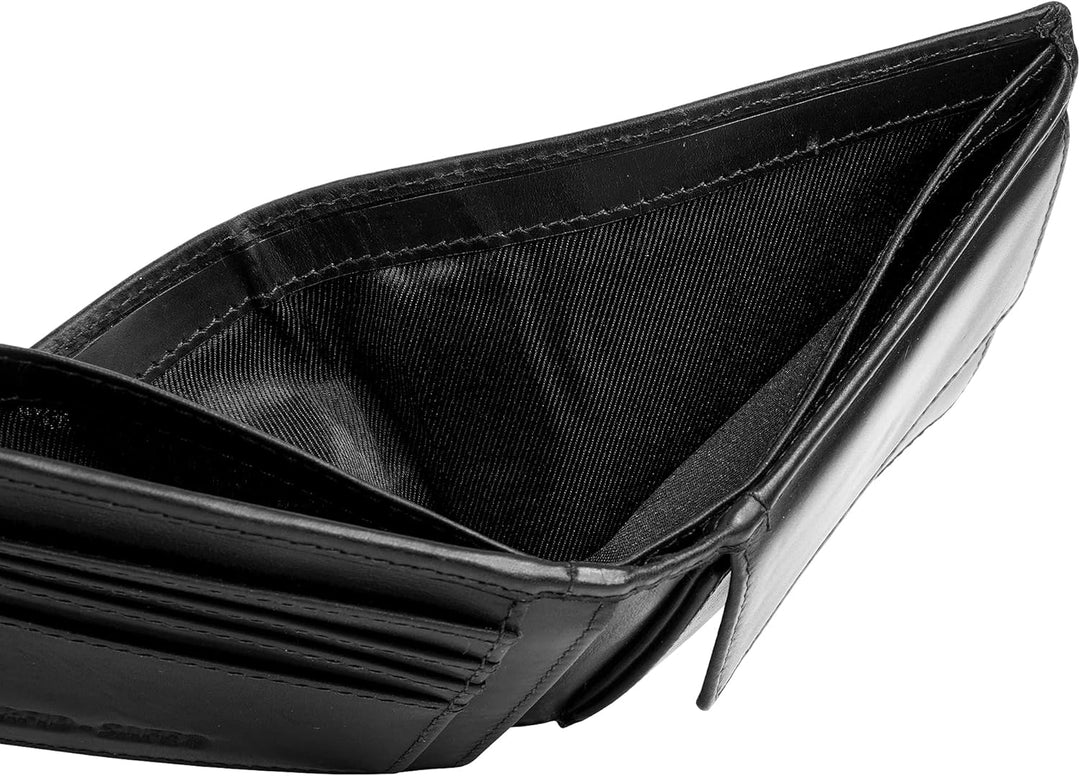 Chiemsee Geldbörse Echt Leder schwarz Herren - 021131, Schwarz