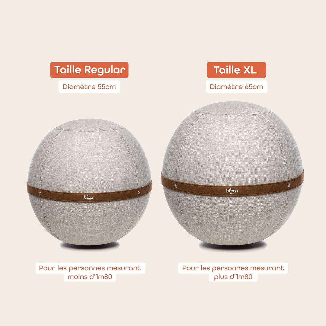 ‎Bloon Paris ORIGINAL Design Sitzball XL Taupe P65_106