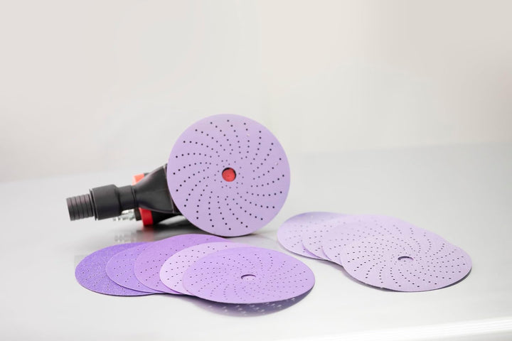 3M Hookit Purple Clean Schleifscheibe 343U, 30272, P500, 50 Scheiben pro Karton 1, 1