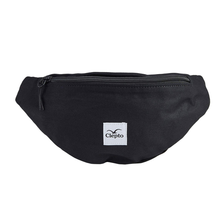 Cleptomanicx Hipbag C.I. Patch (Black), Schwarz