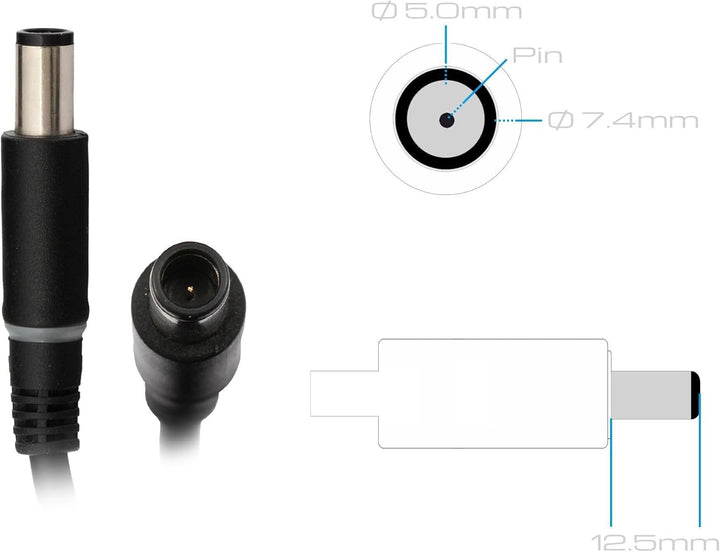 Dell Latitude 15 (E6540) Original Netzteil 130 Watt Flache Bauform