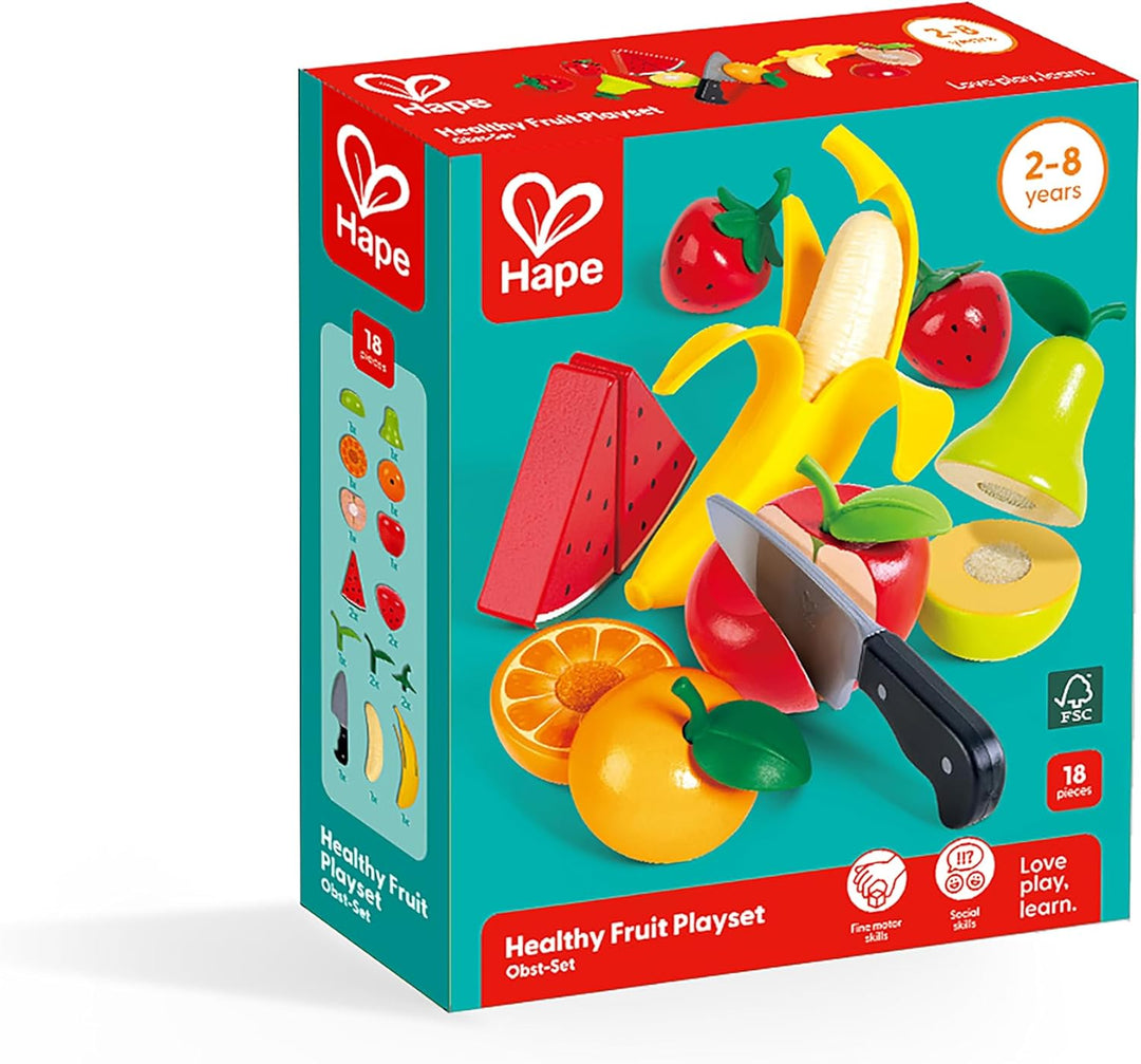 Hape Obst-Set | mit dem Obst-Set wird gesunde Ernährung zum Kinderspiel