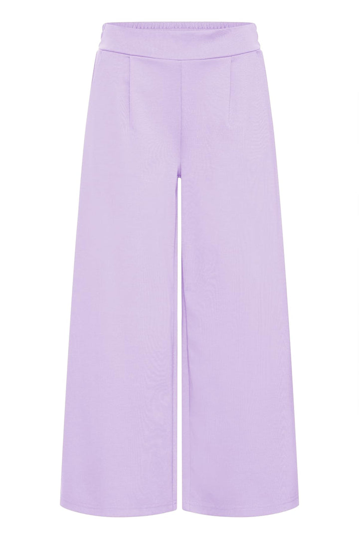 ICHI Damen Lässige Business-Hose Ihkate Sus Wide Pa M 153716/Purple Rose, M 153716/Purple Rose