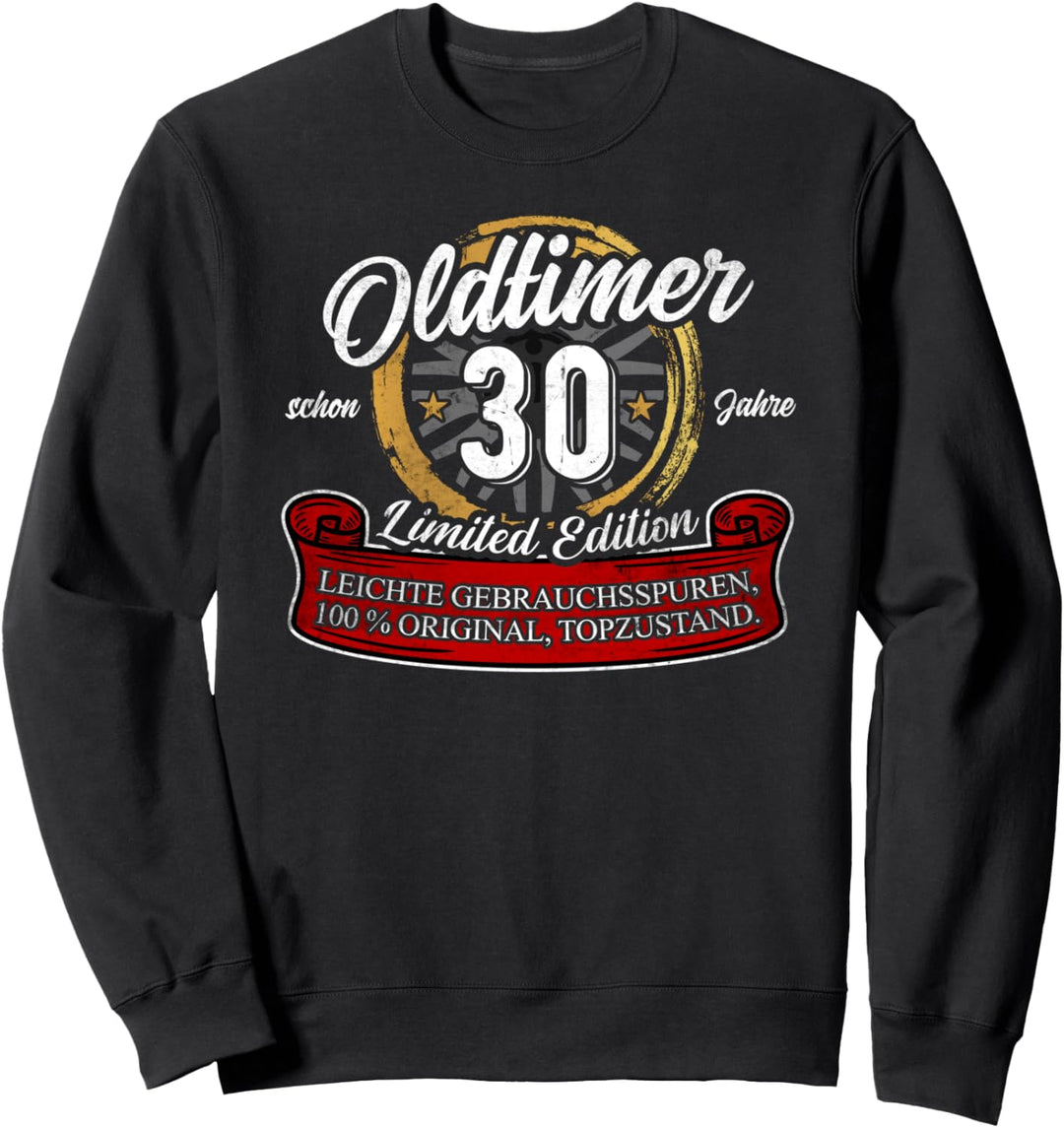 30. Geburtstag Oldtimer Model 30 Jahre Geburtstag Geschenk Sweatshirt