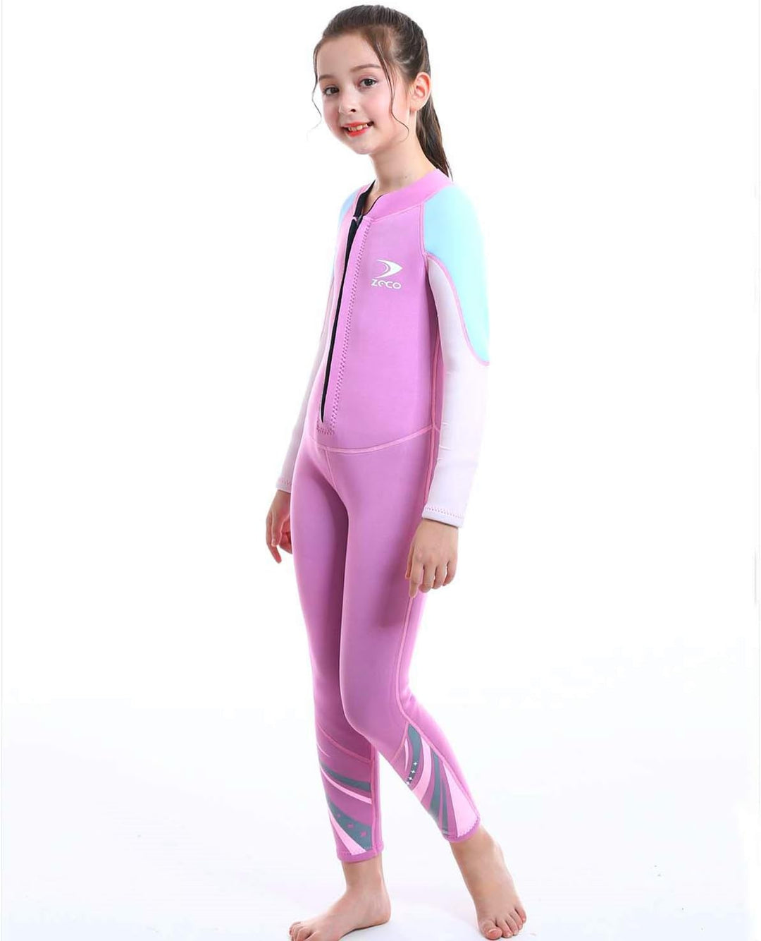 ZCCO Kids Neoprenanzug, 2,5 mm Neopren-Thermo-Badeanzug, Jugend-Badeanzug für Jungen und Mädchen Wär