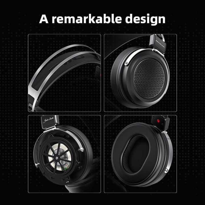 FiiO JadeAudio JT1 Professionelle Studio-Kopfhörer für Aufnahmen, Gaming-Headset mit Mikrofon, 50 mm