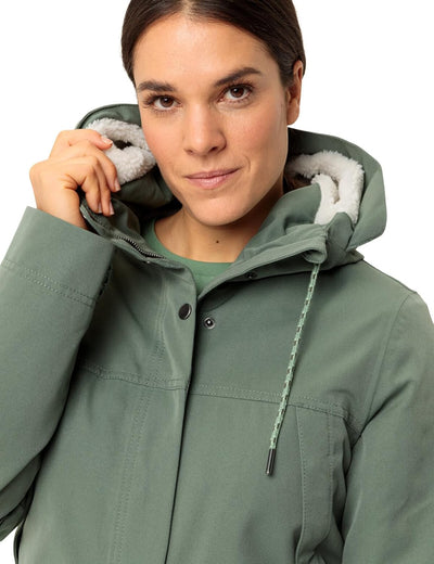 VAUDE Women's Manukau Parka II - Winterparka Damen 36 agave, 36 agave