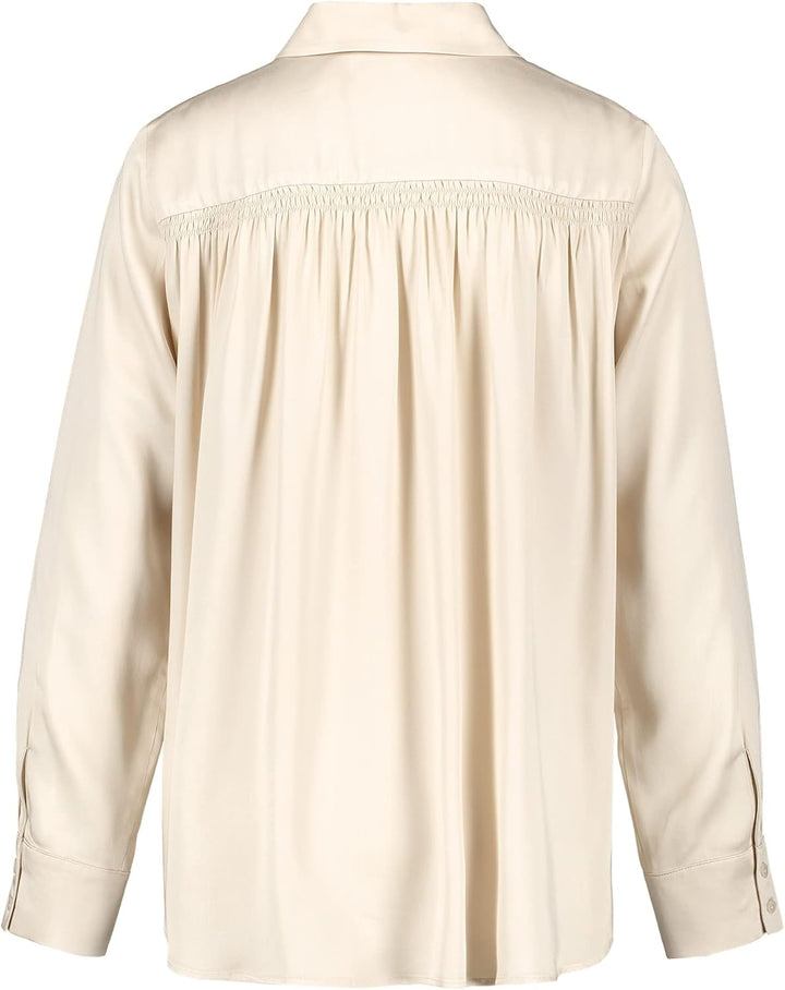 Taifun Damen 260021-11232 Bluse 38 Champagne, 38 Champagne