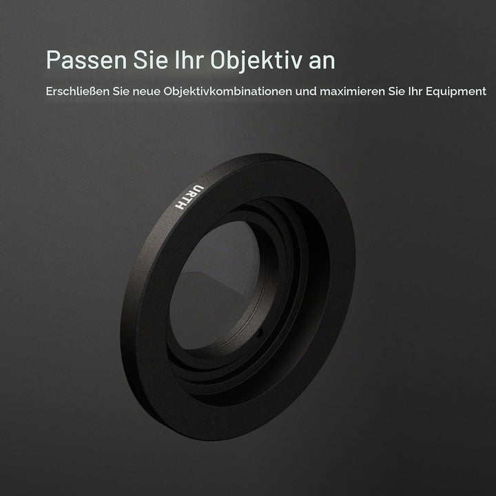 Urth Objektivadapter: Kompatibel mit M42 Objektiv und Nikon F Kameragehäuse (mit optischem Glaseleme