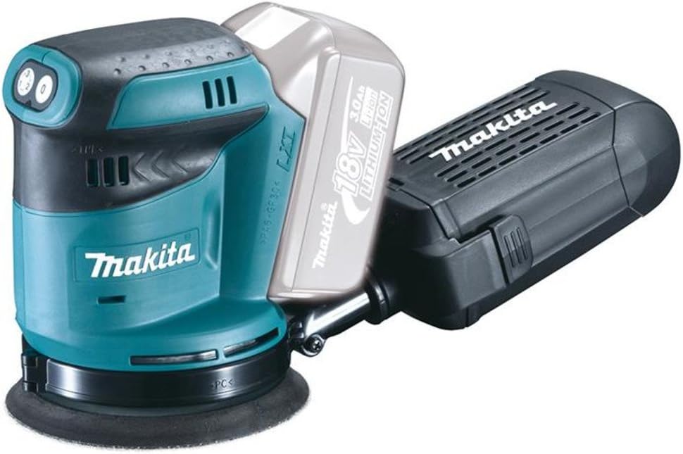 Makita DBO180Y1J Exzenterschleifer 18 V / System Kit mit 1 Akku im Makpac, 13 x 210 mm 13 x 210 mm o