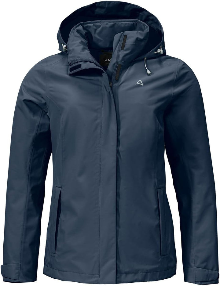 Schöffel Damen Jacket Gmund L, wind- und wasserdichte Regenjacke, atmungsaktive Outdoor Jacke, Wande