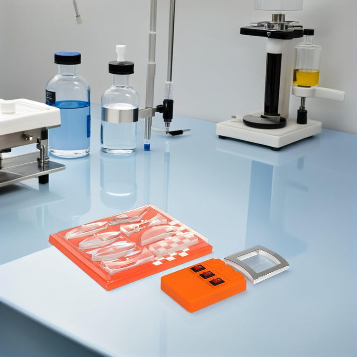 Physik Optik Experimentierset mit Reflektor Linsen Lichtquelle Multifunktionales Optisches Experimen