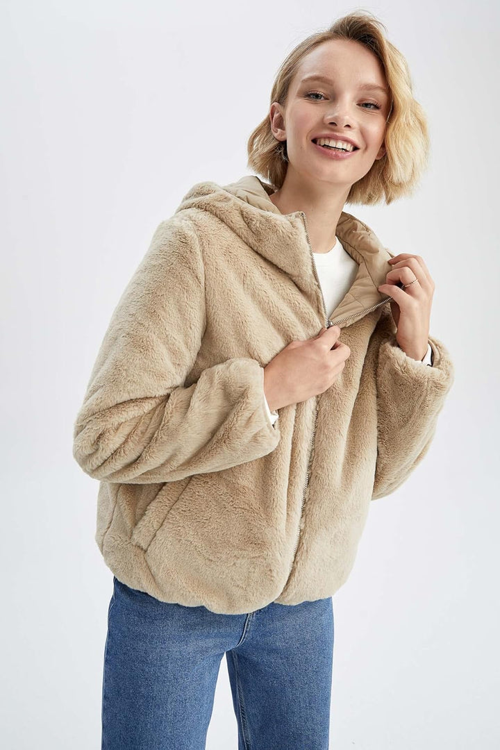 DeFacto Damen Jacket XL Sand, XL Sand