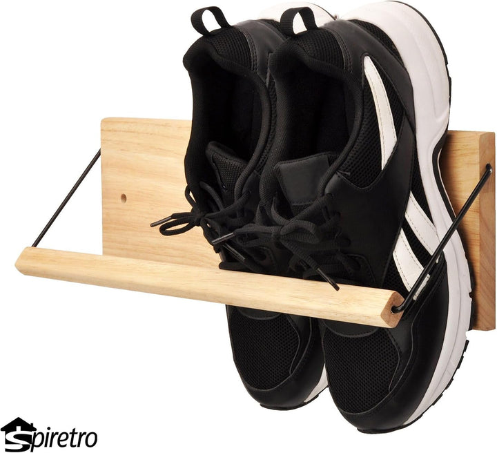 Schuhregal mit Dübel, Wandaufhängung, Schuhaufbewahrung für Sneaker, Hausschuhe, Stiefel im Eingangs