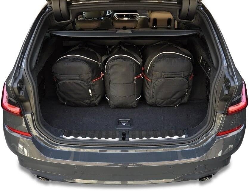 KJUST Dedizierte Kofferraumtaschen 5 STK kompatibel mit BMW 3 Touring G21 2019+