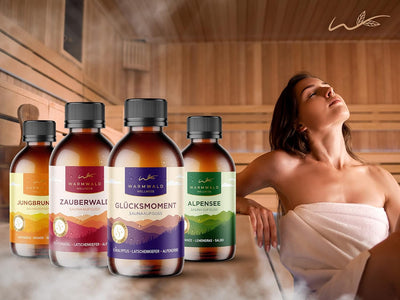 Warmwald - Saunaaufguss - Sauna Aufgussmittel mit natürlichen ätherischen Ölen - Saunaöl - Saunaduft