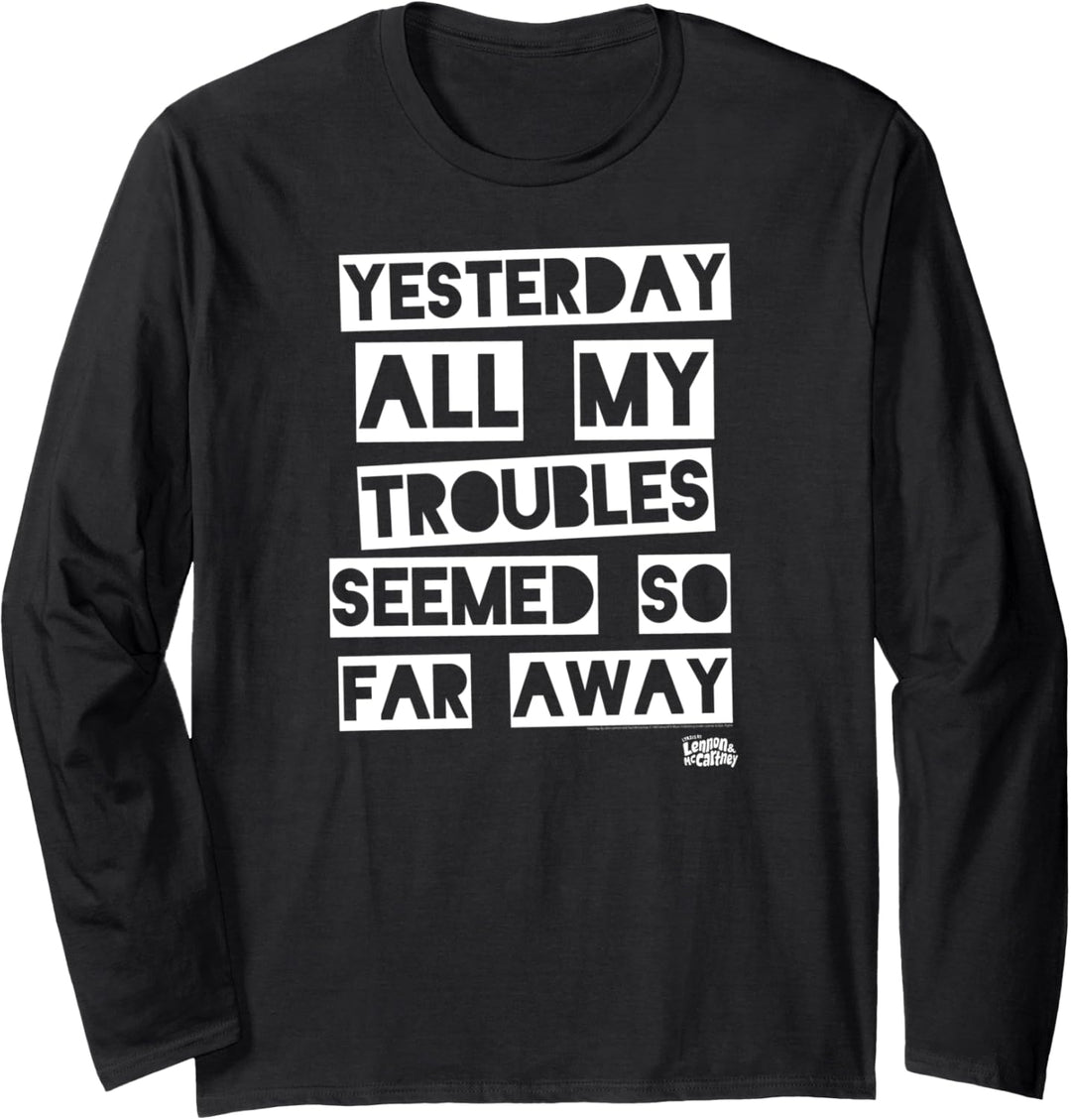 Songtexte von Lennon und McCartney - Yesterday Langarmshirt