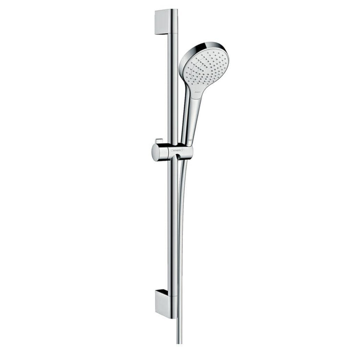 hansgrohe Croma Select S Duschset 0,65m, 3 Strahlarten, Weiss/Chrom Weiss/Chrom 0,65m Set 3 Strahlar