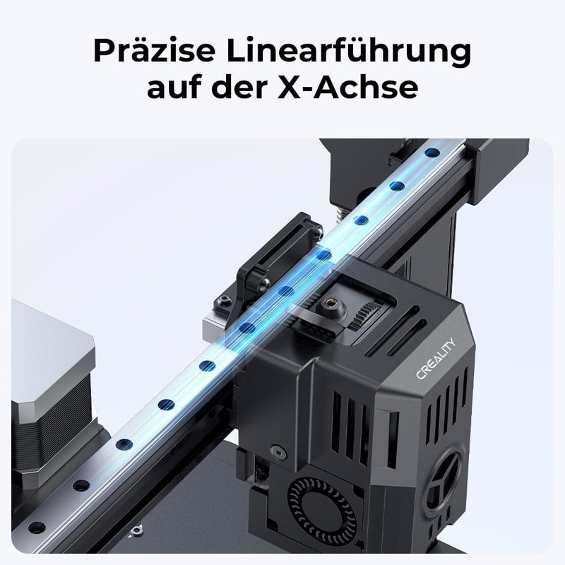 Creality Ender 3 V3 KE 3D Drucker, 500 mm/s Fast 3D Printer mit Auto-Nivellierung, dualer Kühlung Sm