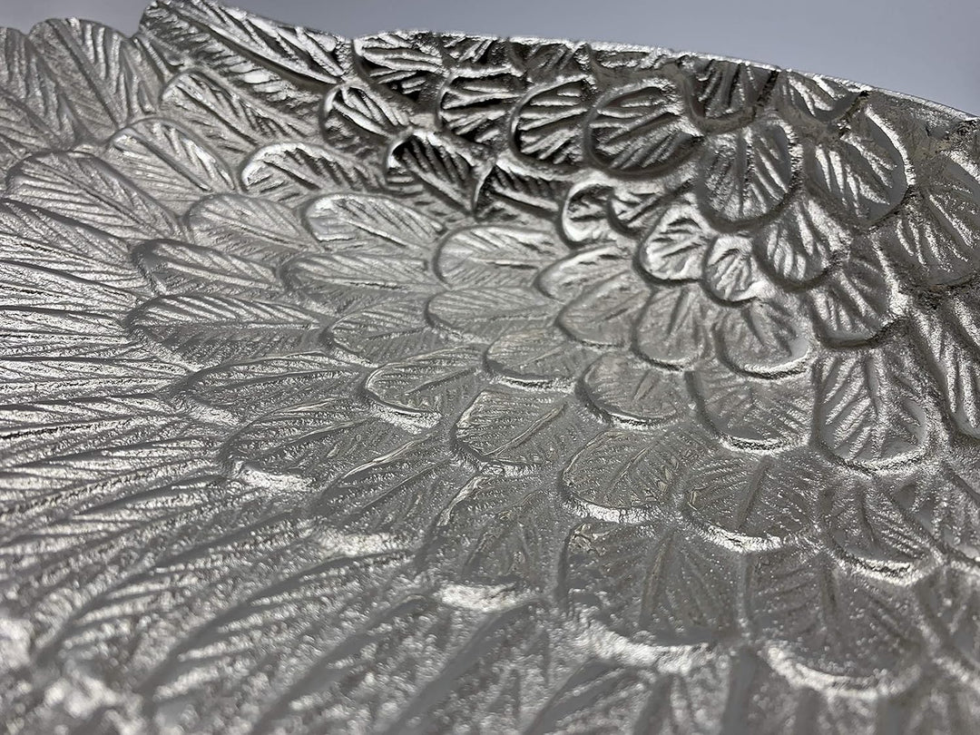 Flügel Schale Silber ca 53cm 1 Stück Alu Silber Trend im Stil