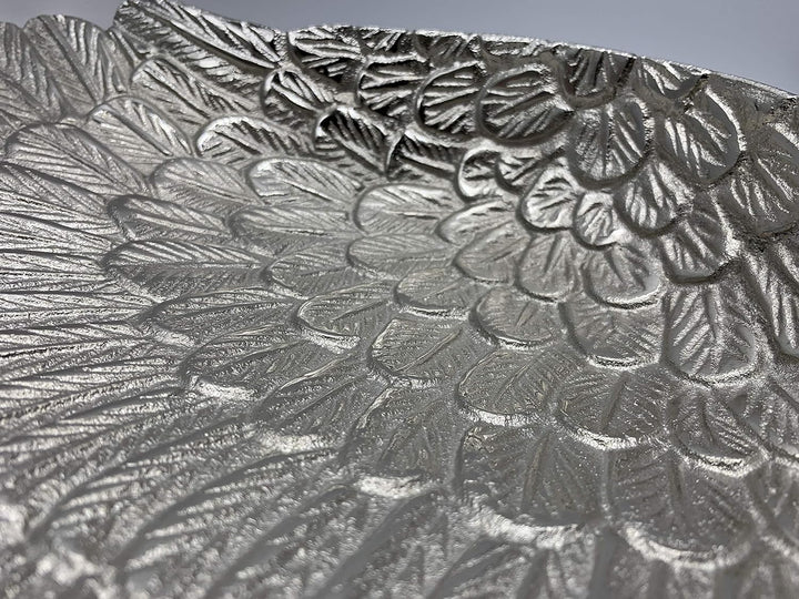 Flügel Schale Silber ca 53cm 1 Stück Alu Silber Trend im Stil