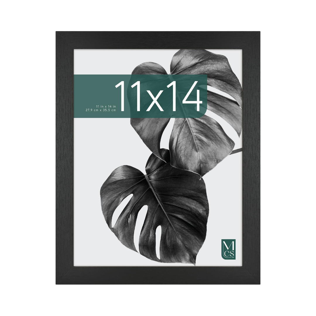 MCS Studio Galerierahmen, schwarze Holzmaserung, 27,9 x 35,6 cm, Einzelbett Schwarz Holz-Optik 11 x