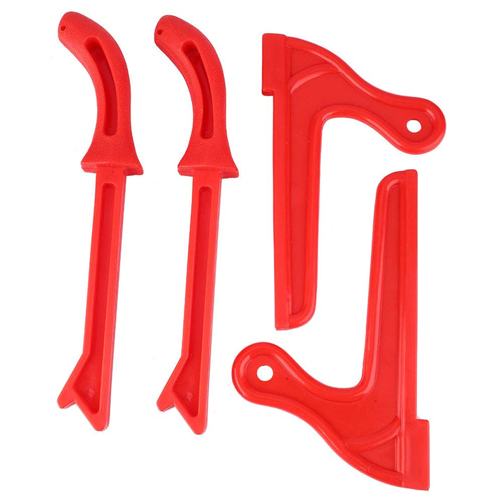 4pcs Push Sticks Kunststoff Tischkreissäge Zubehör Handsäge Holzbearbeitung Sicherheit Push Sticks(R