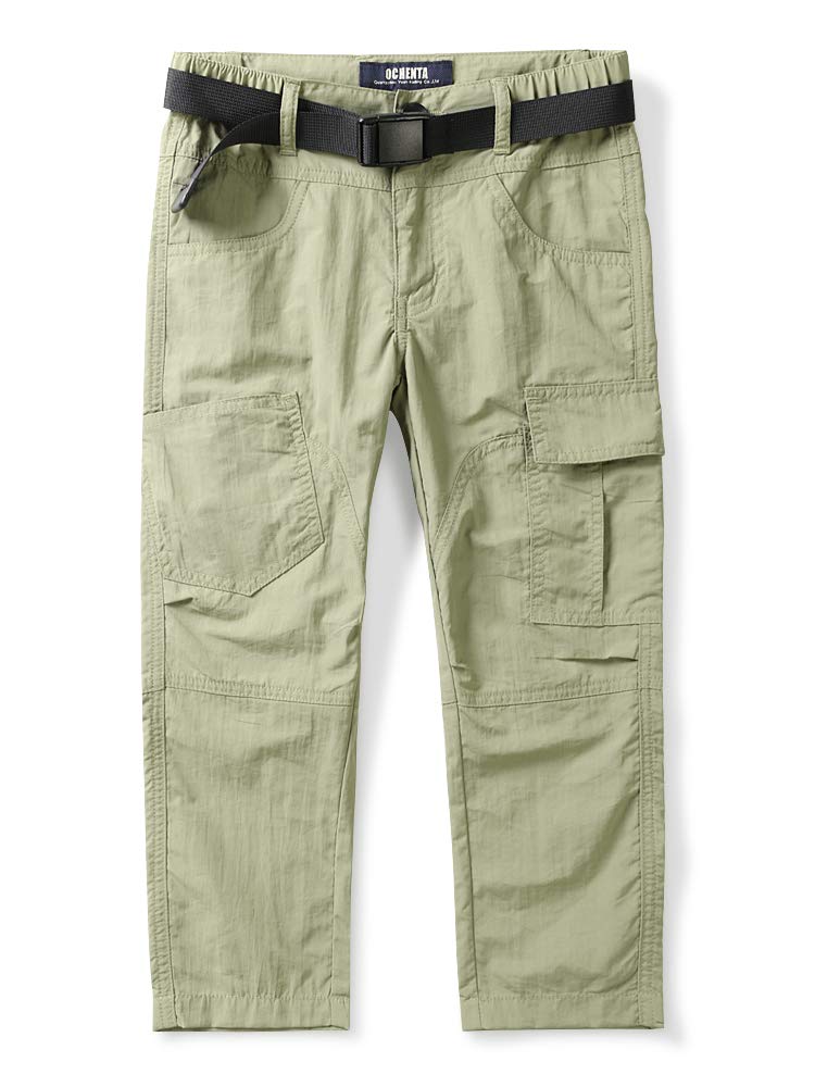 Aeslech Unisex Kinder Outdoorhose Wanderhose, Quick Dry Hosen für Jungen, Trekkinghose Camping Angel