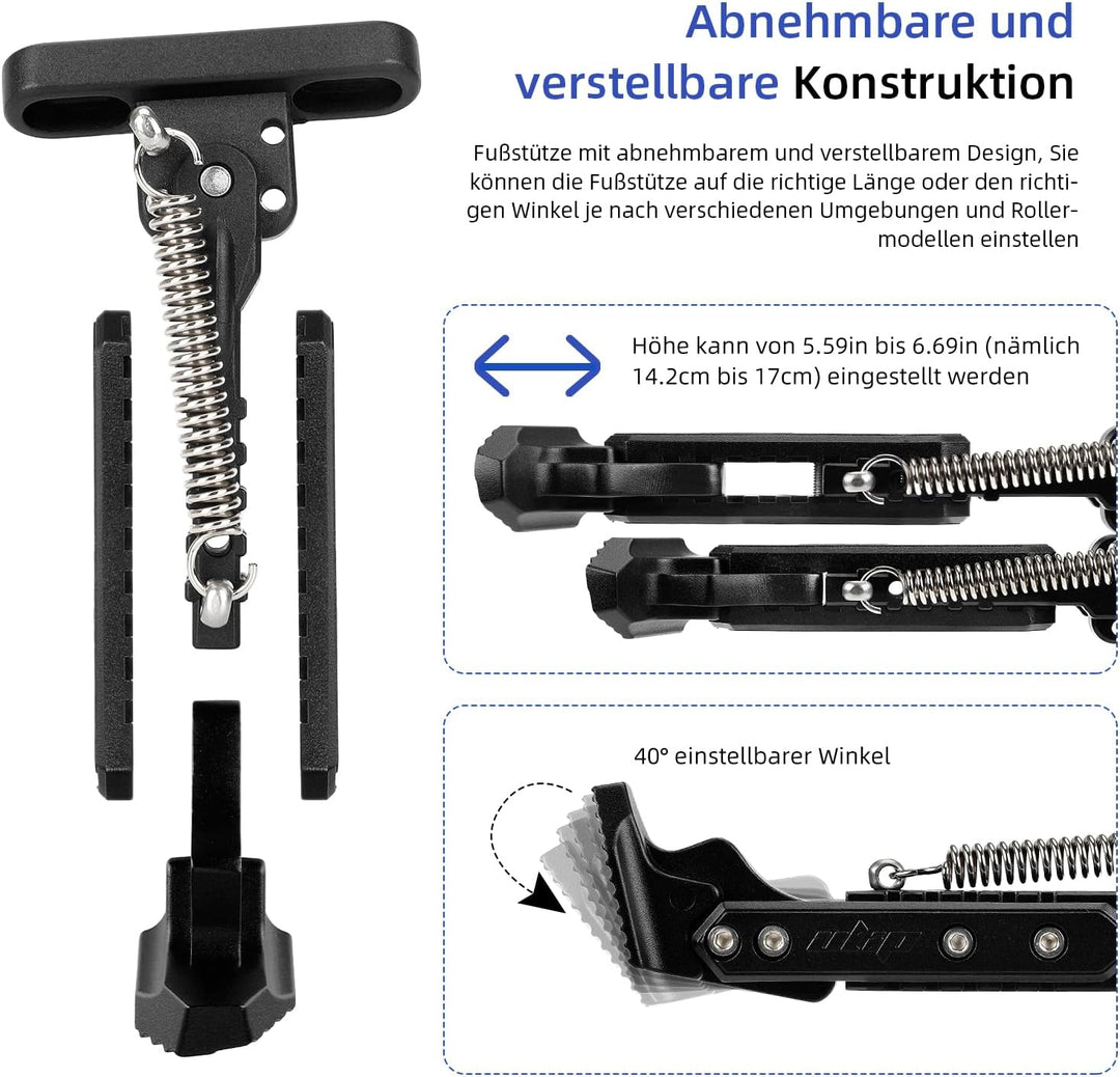 ulip Scooter Kickstand Parken Stand Füsse Unterstützung Ersatzteil Kompatibel für Ninebot Max G30/Ma