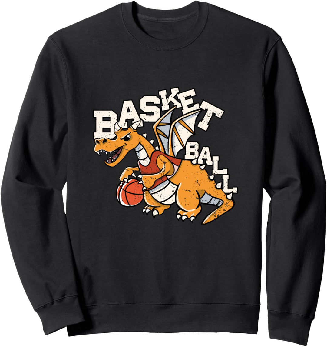 Fantasy Basketball Chinesischer Drache mit einem Basketball Sweatshirt