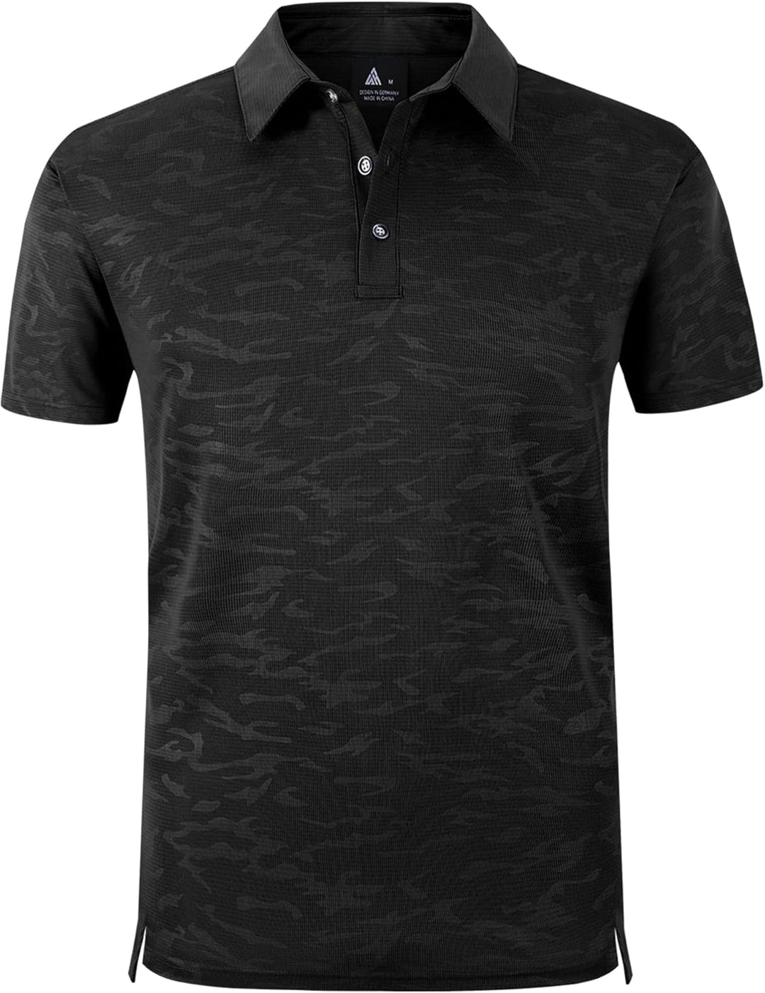 geeksport Poloshirts Herren Kurzarm Tennis Slim Fit Golf Polo Shirt Männer Sport Schnelltrocknend At