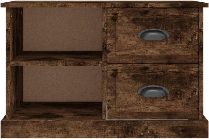vidaXL TV Schrank, Fernsehtisch mit 2 Schubladen 2 Fächern, Fernsehschrank Lowboard für Wohnzimmer S