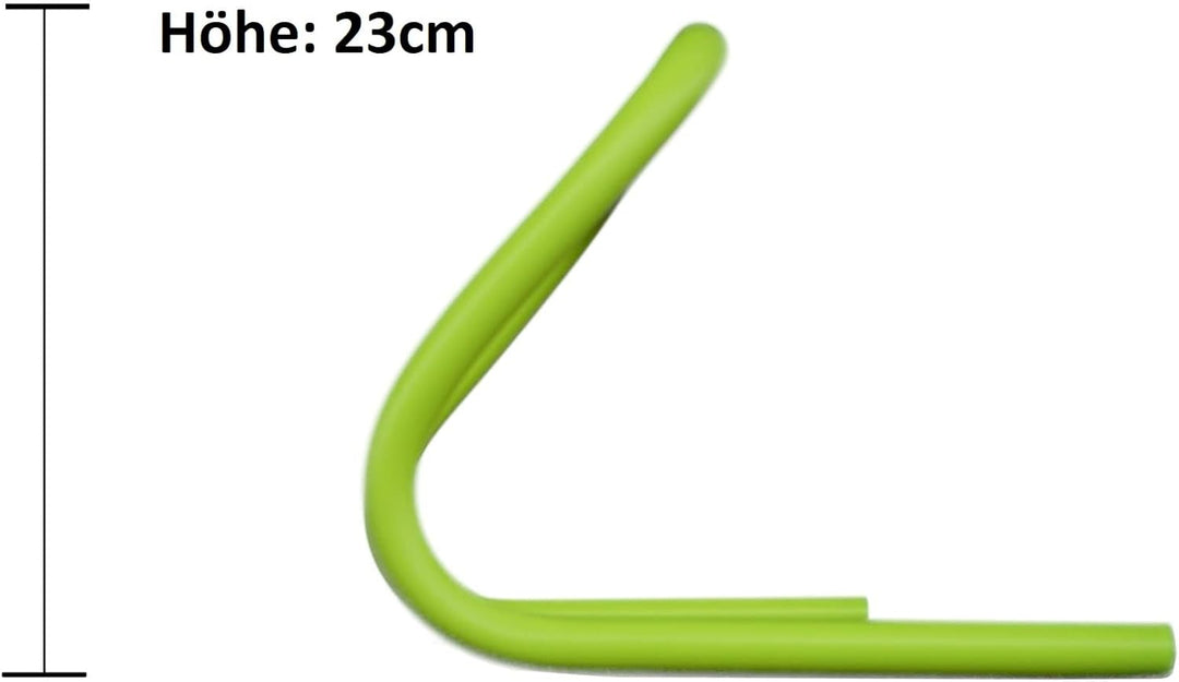 6er Set Koordinationshürden, befüllbar - Höhe: ca. 23 cm, gelb