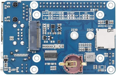 Mini Base Board (C) for Raspberry Pi Compute Module 4 (CM4), 40PIN LCD Connector, Gigabit Ethernet R