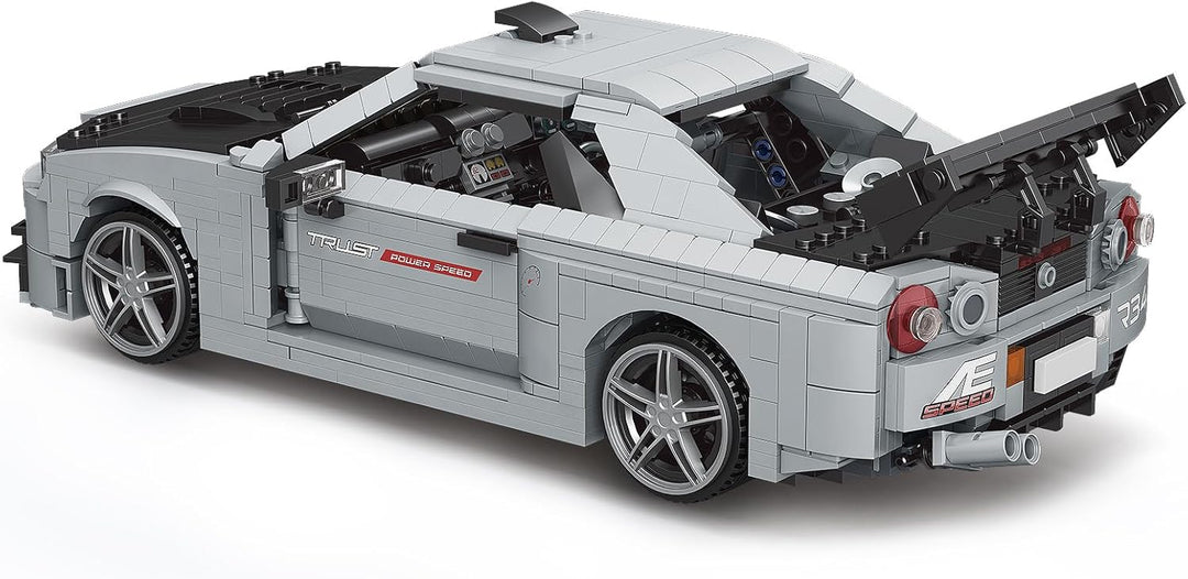 Mould King 10113 Technik Sportwagen Modell, Kreativität Technologie GTR Rennen Cabrio Auto Modellaut
