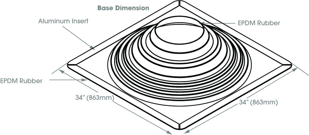 MASTER FLASH Dachdurchdringung zum Schutz Gegen das Eindringen von Wasser Rohrmanschette Dachdurchfü
