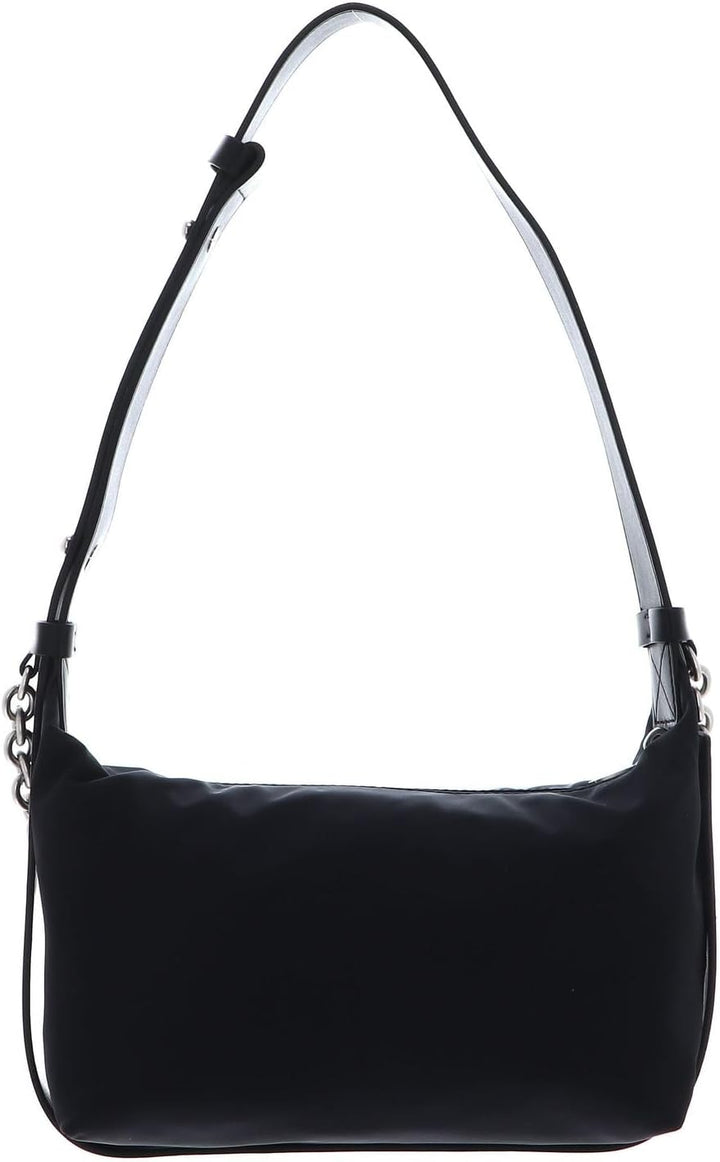 Calvin Klein CKJ Nylon Chain Shoulder Bag 22 Black