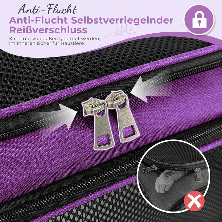 Transporttasche für Katze Hund, Hundetransportbox | Faltbare Katzentransportbox, tragbar, 5kg Katzen