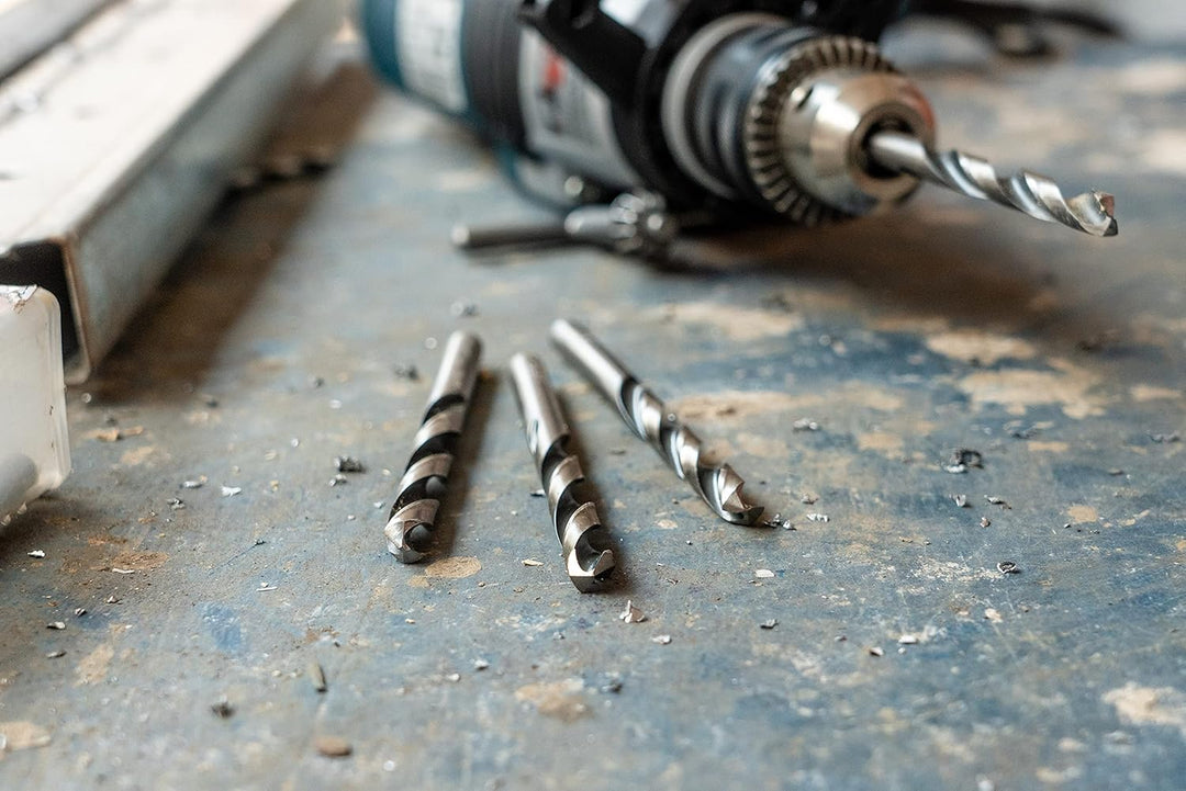 Bosch Professional 5 Stück HSS Spiralbohrer PointTeQ (für Metall, 11 x 94 x 142 mm, Zubehör Bohrschr