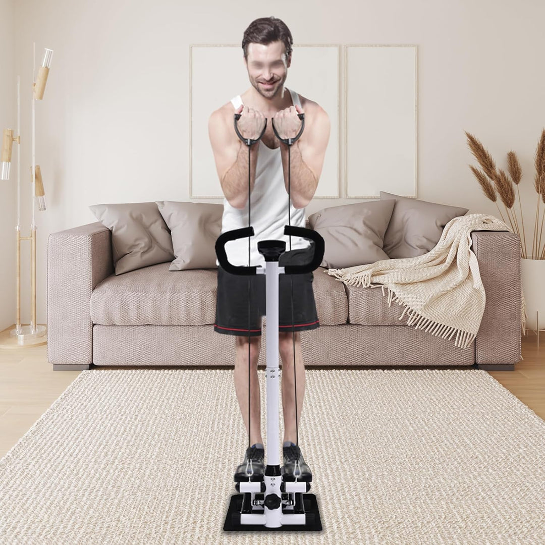 Fitness Stepper,Übung Stepping Machine, Fitness Stepper mit Lenker,Geeignet für den Einsatz zu Hause