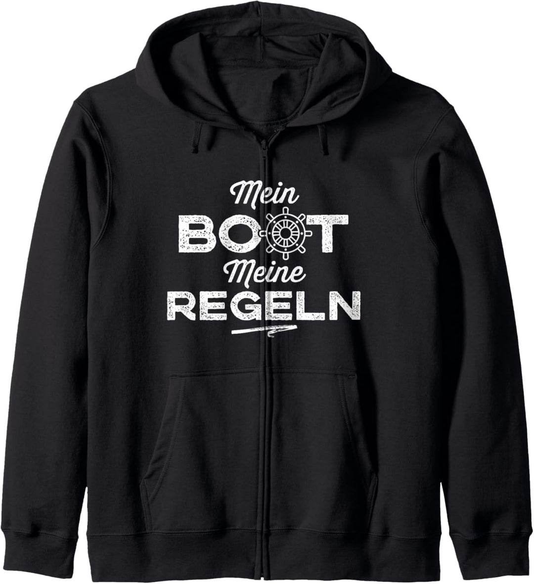 My Boot My Rules | Lustiges Geschenk für Bootsbesitzer Kapuzenjacke