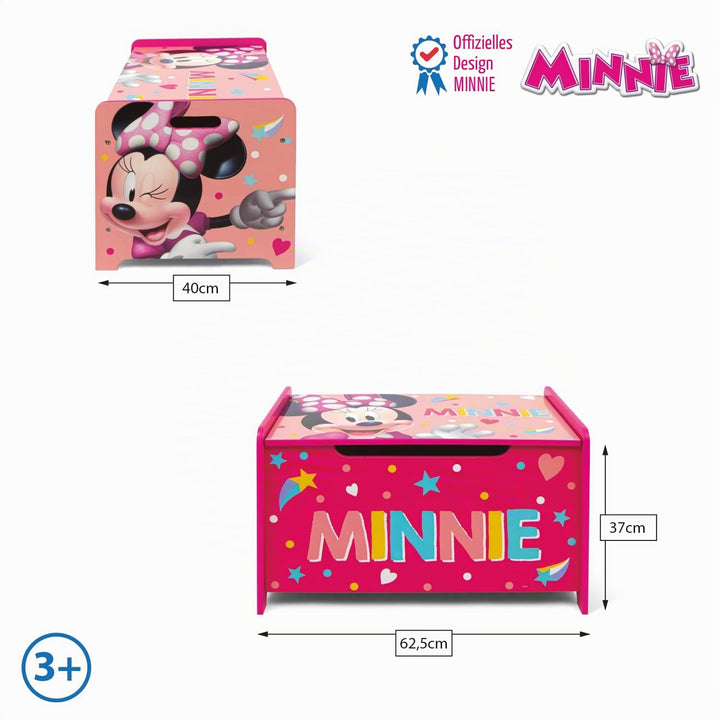 Disney Nixy Kids Minnie Mouse Deluxe Holzspielzeug Box &amp; Bank