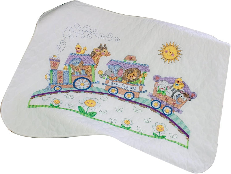 DIMENSIONS 73427 Quilt Baby Express, Multi-Colour, 109 x 86cm