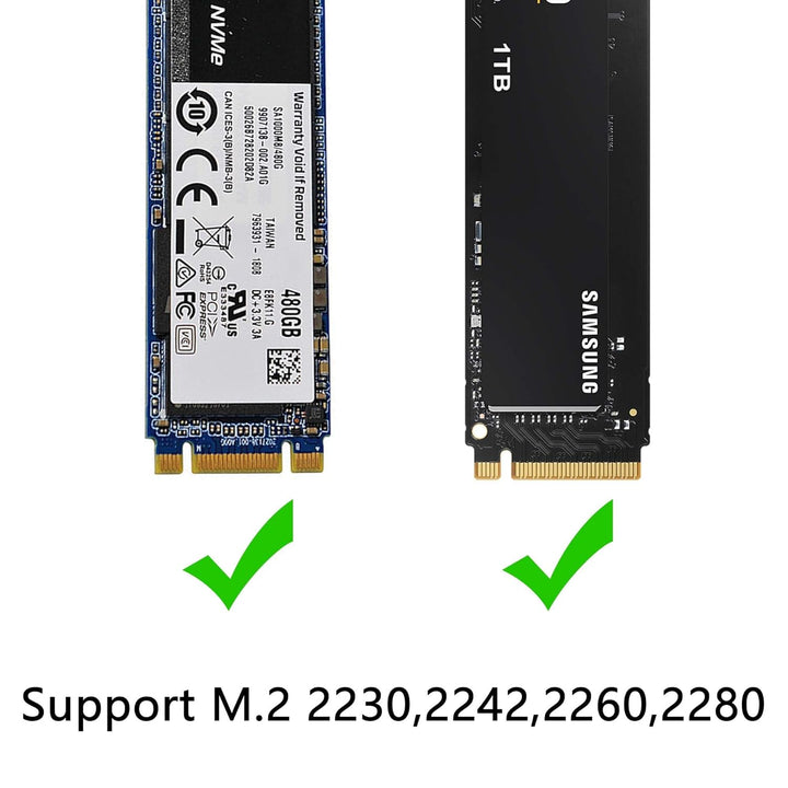 GINTOOYUN NGFF M.2 M-KEY NVME Erweiterung 40 CM PCIe 3.0/4.0 M.2 NVME/NGFF SSD Ribbon Flex Kabel für