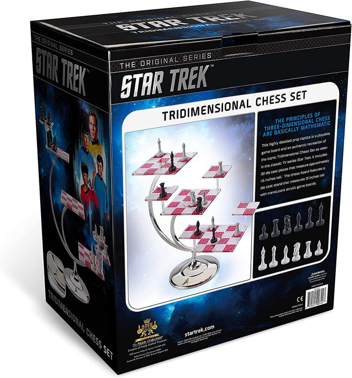 Star Trek The Noble Collection Tri Dimensional Chess Set