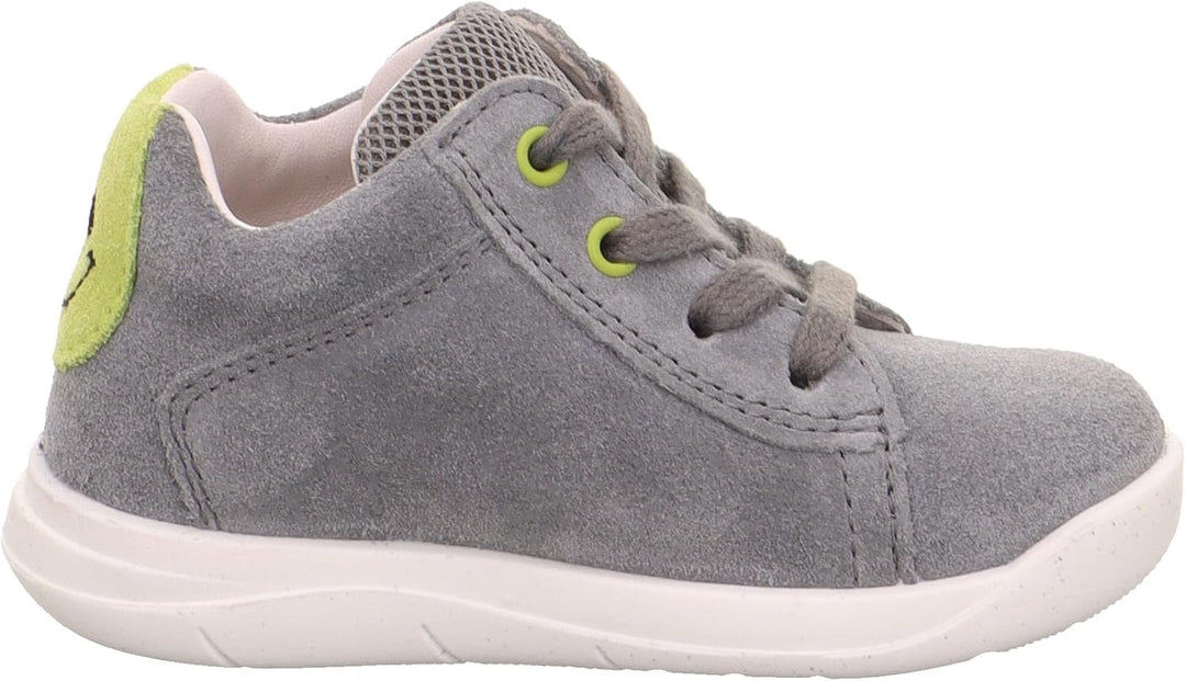 Superfit Jungen Lillo Lauflernschuhe 21 EU Schmal Hellgrau Grün 2500, 21 EU Schmal Hellgrau Grün 250