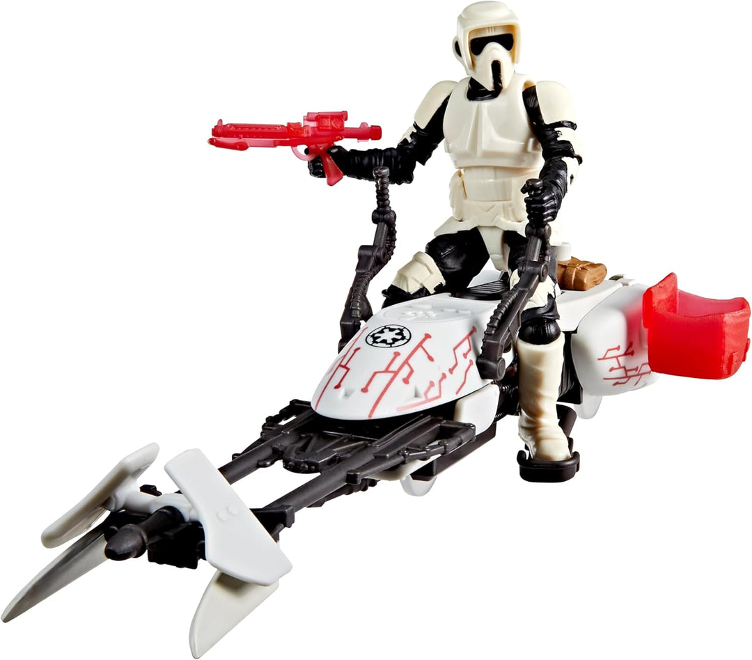 STAR WARS Epic World of Action Scout Trooper &amp; Speeder Bike, 10.2 cm Actionfigur &amp; Fahrzeug, Spielze