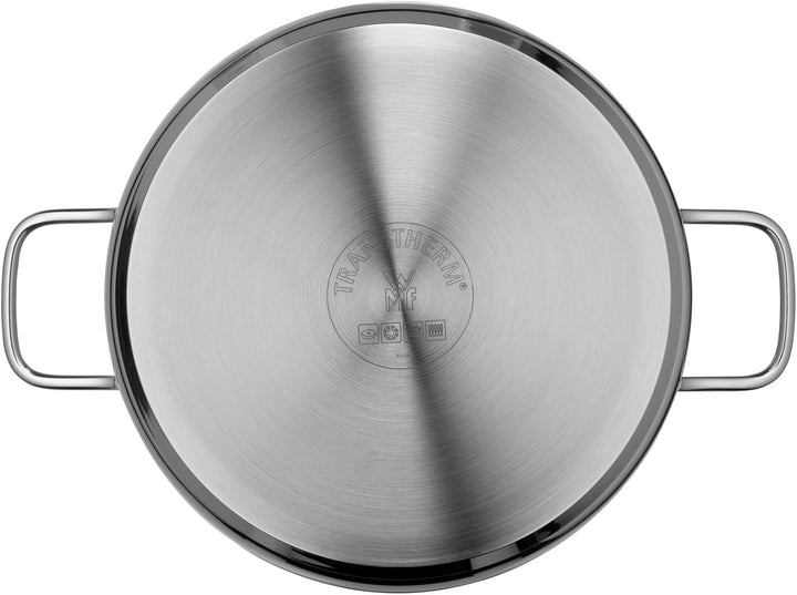 WMF Diadem Plus Kochtopf gross 24cm, Glasdeckel, Bratentopf Induktion 4,5l, Cromargan Edelstahl poli