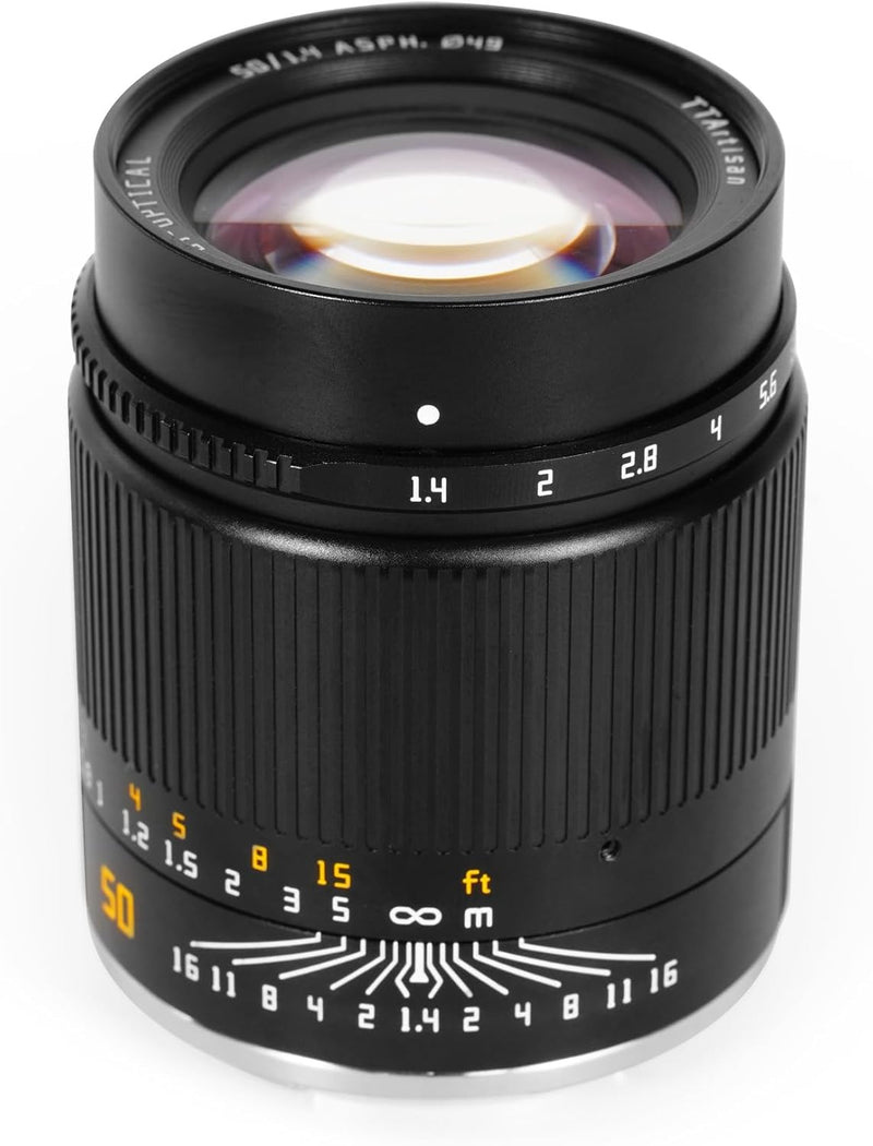 TT Artisan 50mm F1.4 ASPH Vollformat Objektiv Anschluss Leica L Sigma Panasonic Mount für spiegellos