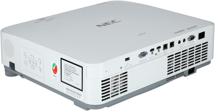 NEC P627UL Laserprojektor FullHD (FullHD 1920x1200 Pixel, HDMI, USB, LAN, 6200 AnsiLumen) Weiss